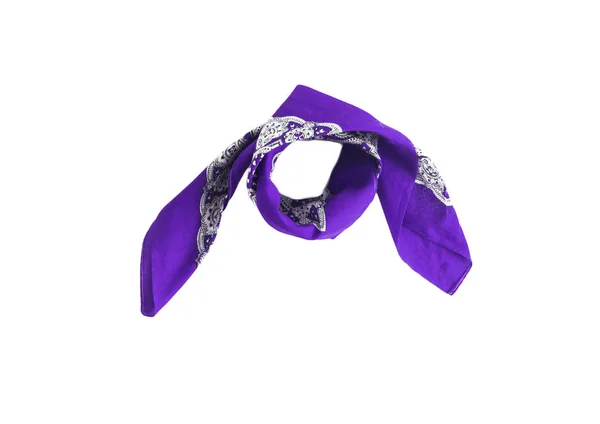 Lilac, violet, purple, manzhenta carf, bandanna, pattern, isola — стоковое фото