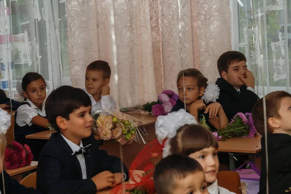 Ukraine.Kiev - 1 Eylül 2016. İlk-Greyder onların CIA'de oturmak