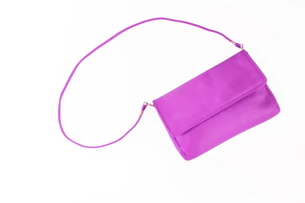 Bolso de embrague de moda colorido aislado sobre fondo blanco — Foto de Stock