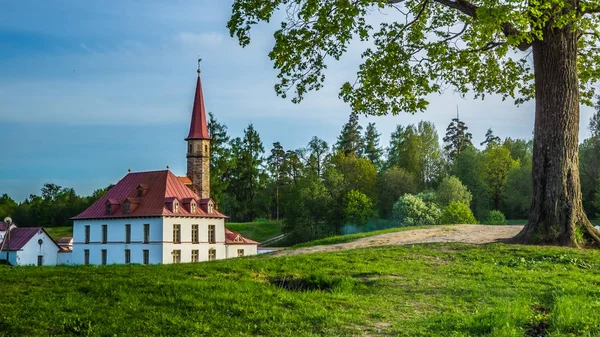 Zamek w mieście Gatczyna — Zdjęcie stockowe