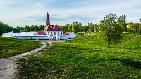Castelo na cidade de Gatchina — Fotografia de Stock