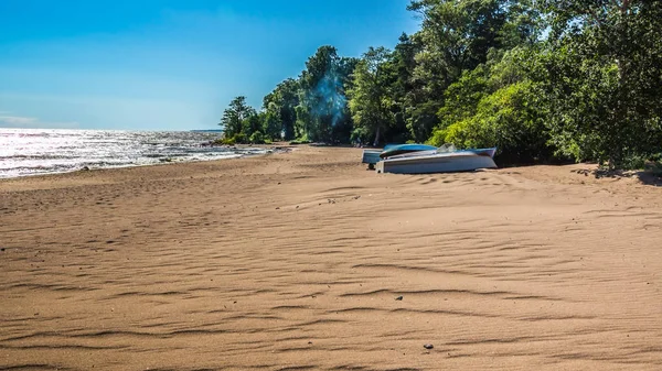 Boot am Strand — Stockfoto