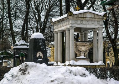 Alexander Nevsky Lavra Saint Petersburg'daki