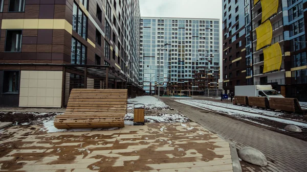 Saint Petersburg, Oroszország - 2017. március 29.: Modern lakossági komplex "I 'm a romantikus" — Stock Fotó