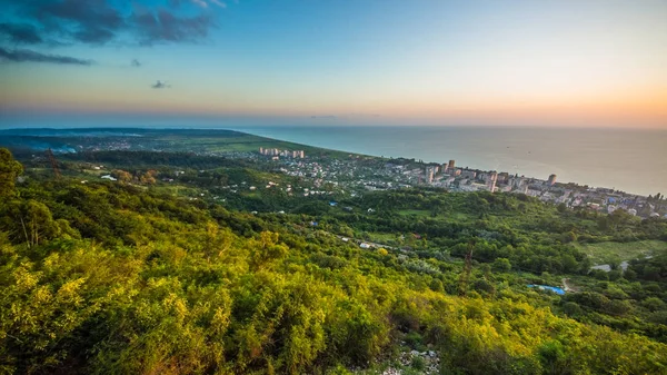 Gagra şehirde manzara