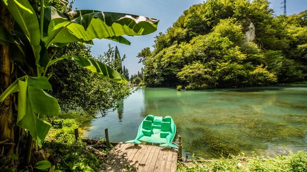 Paisaje en la nueva ciudad de Athos —  Fotos de Stock