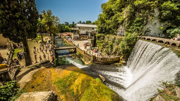 Paisaje en la nueva ciudad de Athos — Foto de Stock