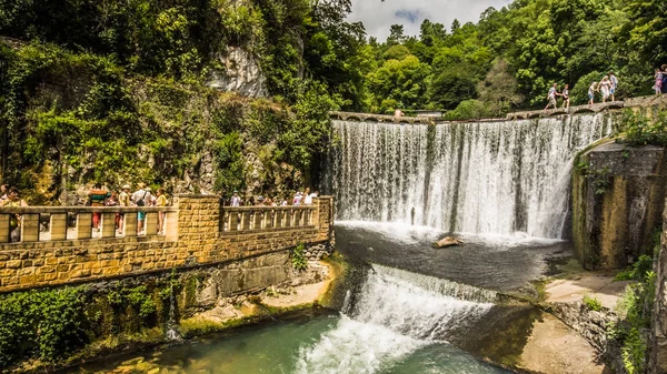 Paisaje en la nueva ciudad de Athos — Foto de Stock