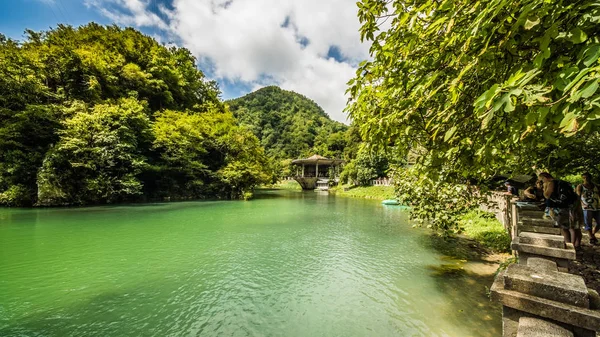 Paisaje en la nueva ciudad de Athos —  Fotos de Stock