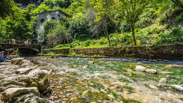 Paisaje en la nueva ciudad de Athos —  Fotos de Stock