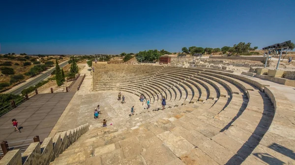 Kourion의 유적입니다 극장입니다 지역입니다 — 스톡 사진