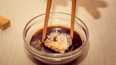 Suşi Set sashimi ve suşi rulo