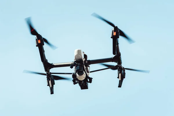 Drone quad copter in the sky — Stock Photo, Image