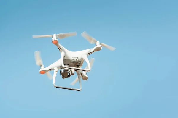 Drone quad copter in the sky — Stock Photo, Image