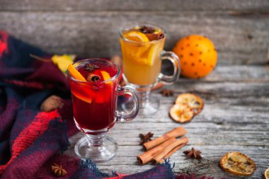 Natürmort, gıda ve içecek, mevsimlik ve tatil kavramı. Chris