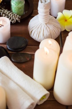 Spa elemanları. Yakın çekim