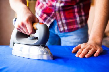 Terzi kumaş Ütü. terzi bir dikiş elbise ütüler wo