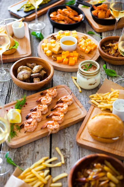 Yiyecek ve içecek tablo, yemek yeme kavramı keyfi