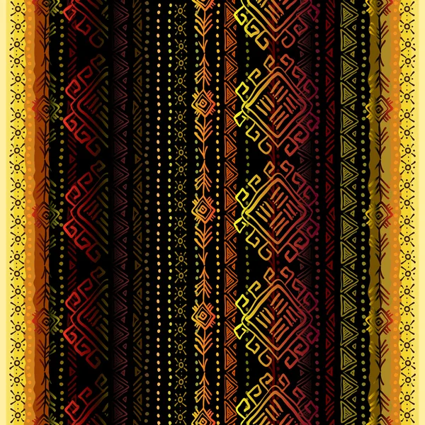 Diseño ornamental tribal — Vector de stock