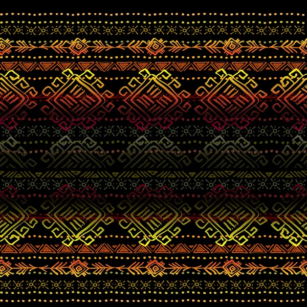 Diseño ornamental tribal — Vector de stock