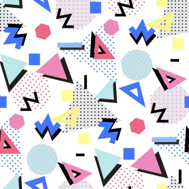 Memphis tarzı arka plan.