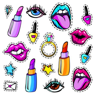 Dekoratif moda yama rozetleri