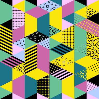 Memphis tarzı arka plan.