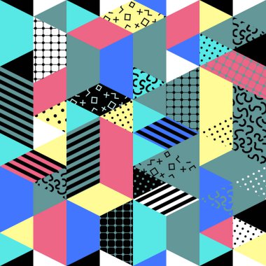 Memphis tarzı arka plan.