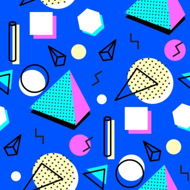 Memphis tarzı arka plan.