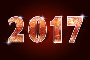 sayı yıl Parlatıcı tasarım