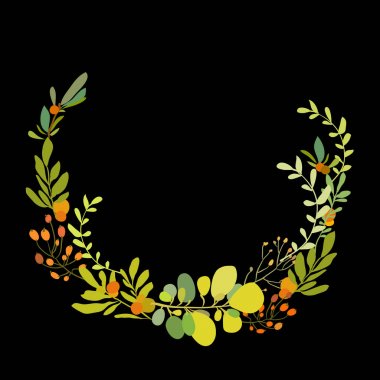 Foral çiçek çelenk