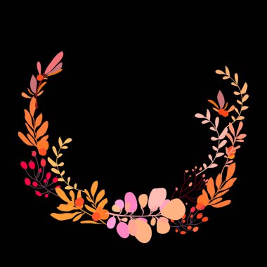 Foral çiçek çelenk