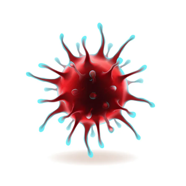 Coronavirus epidemia vector human virus isolated illustration 免版税图库矢量图片