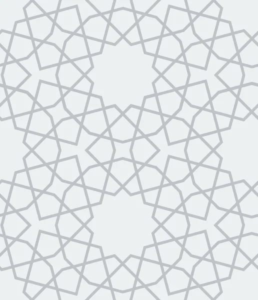 Декоративний безшовний арабський геометричний візерунок. Циклічні лінії — стоковий вектор