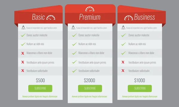 Modaya uygun fiyat listesi ve sütunları sunuyoruz. Düz vektör.