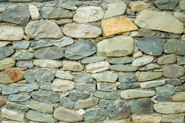 Vintage River stone wall texture for your background.