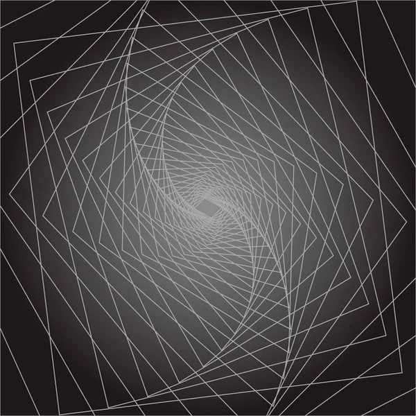 Trendige abstrakte geometrische Linien Hintergrund. Konzept der Unendlichkeit — Stockvektor