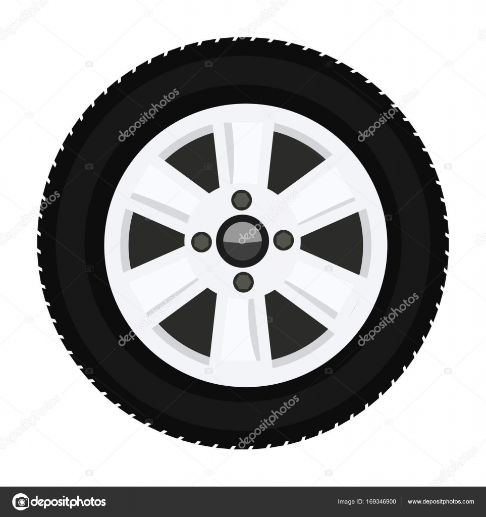Download Car Wheel Mock Up In Detail With Solid And Flat Color Design Stock Vector C Zeynurbabayev 169346900 PSD Mockup Templates