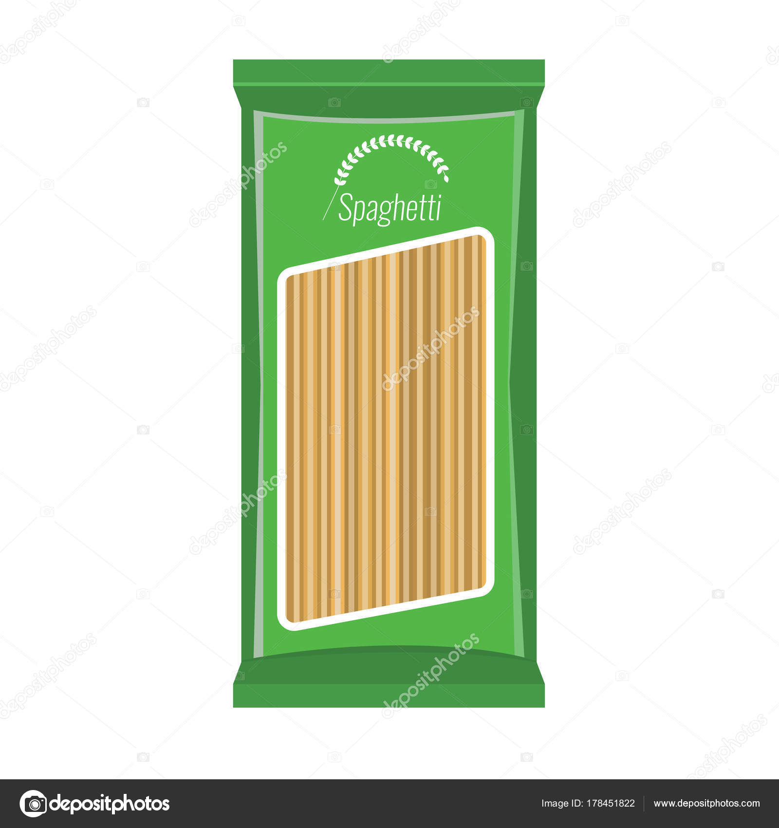 Download Spaghetti Or Pasta Package Mockup Isolated On White Background Flat And Solid Color Style Illustrated Vector Stock Vector C Zeynurbabayev 178451822 PSD Mockup Templates
