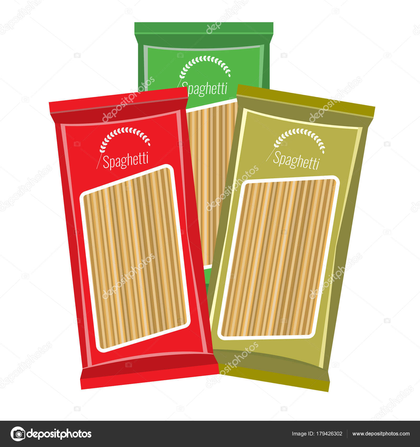 Download Spaghetti Or Pasta Package Mockup Isolated On White Background Flat And Solid Color Style Illustrated Vector Stock Vector Royalty Free Vector Image By C Zeynurbabayev 179426302
