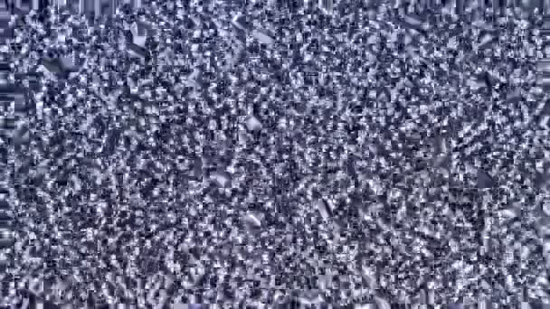 Bruit statique de scintillement débranché écran de télévision 