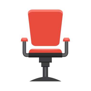 Modern ofis koltuğu. Düz tasarlamak vektör.