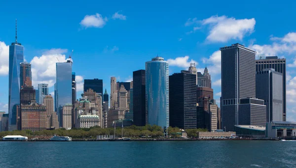 Het financiële District van Manhattan New York City — Stockfoto