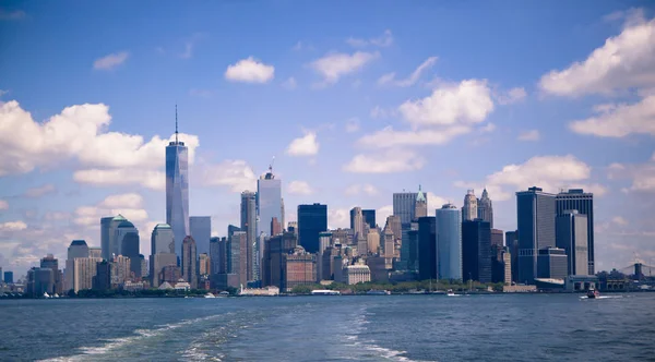 Het financiële District van Manhattan New York City — Stockfoto