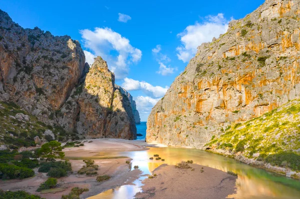 Torrente de Pareis, isla de Mallorca, Islas Baleares, España — Foto de Stock