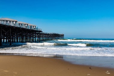 Crystal Pier ile San Diego'daki Pacific Beach