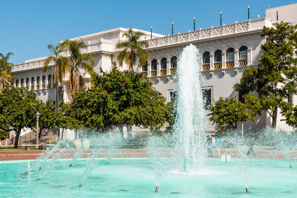 Natural History Museum and Fountain in Balboa Park