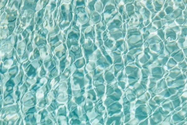 Water Patterns in a Green Swimming Pool — Stock Photo, Image