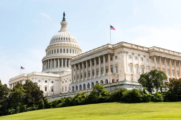 Edificio del Capitolio de Estados Unidos y sede del Congreso en Washington, DC — Foto de Stock