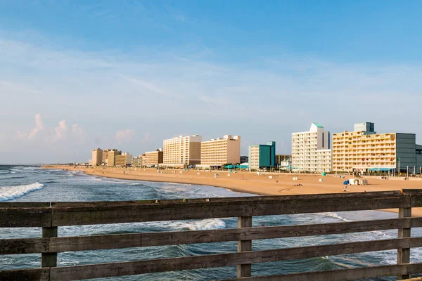 Virginia Beach Oceanfront balıkçılık iskele korkuluk